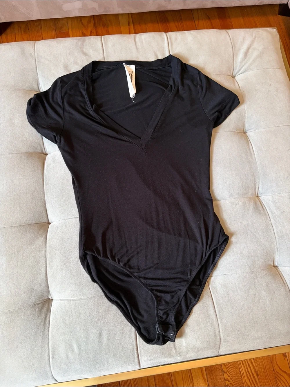 Free People Short-Sleeve Bodysuit